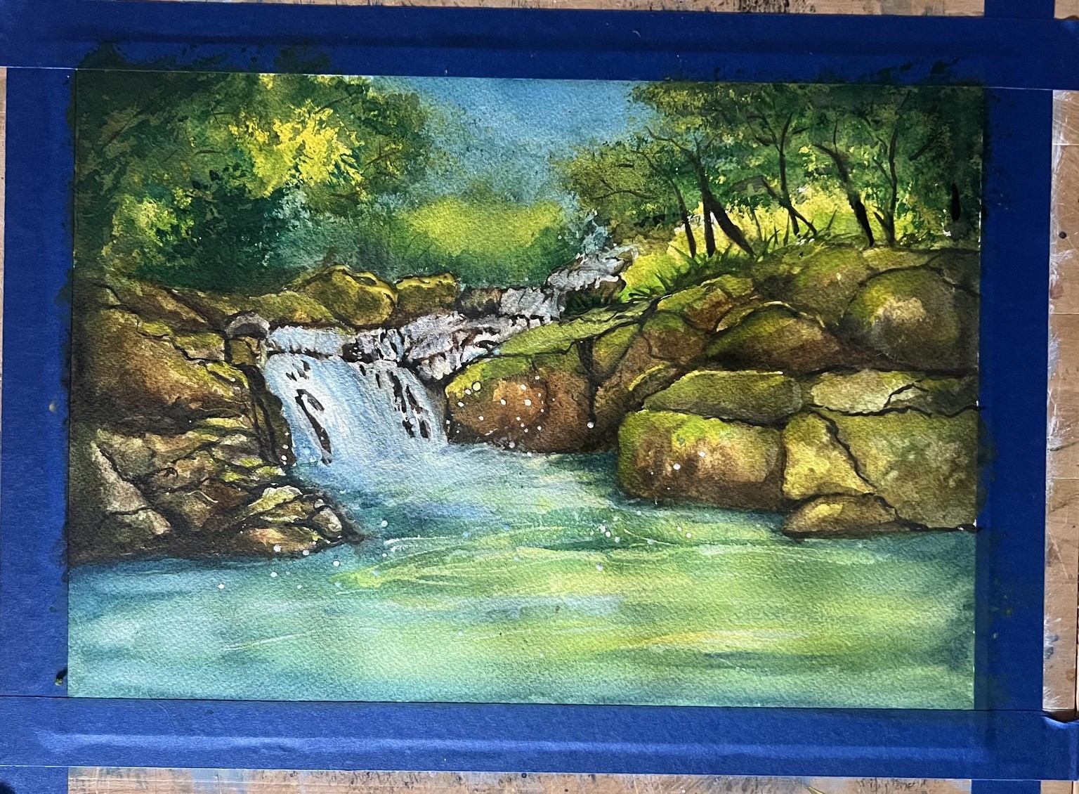 Waterfall - image 1 - student project