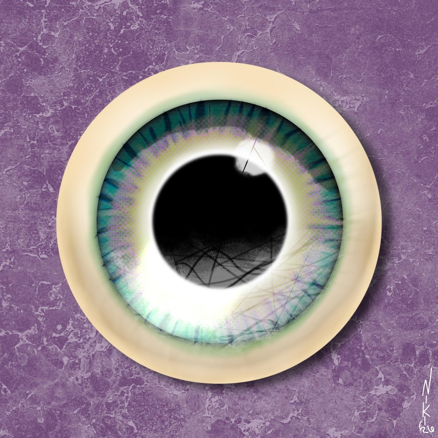 Super fun textured eye! - image 1 - student project