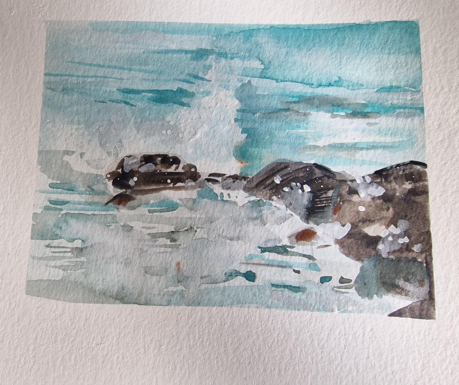 Painting some rocks - image 2 - student project