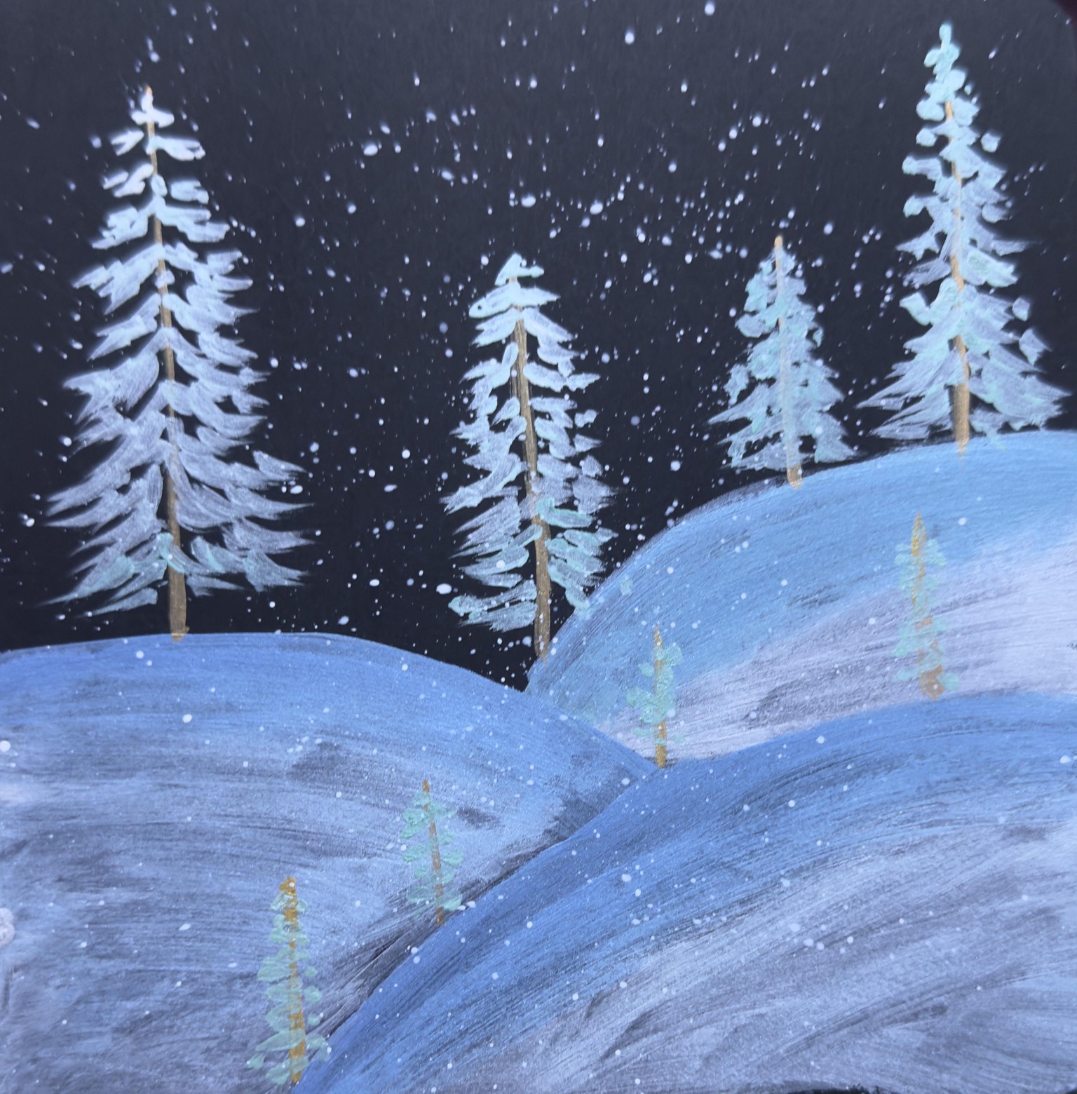 Shimmery holiday cards - image 4 - student project
