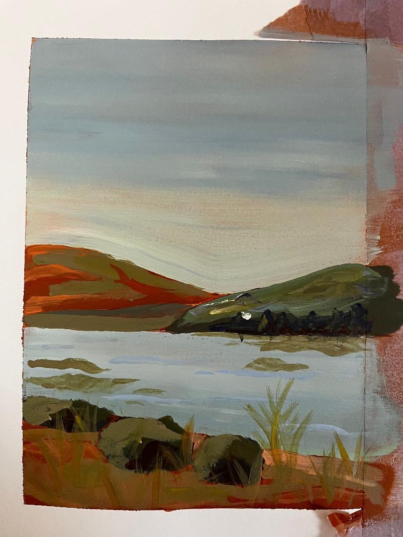 My loose acrylic painting - image 1 - student project