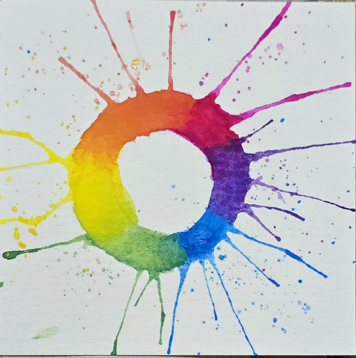 Watercolour wheel - image 1 - student project