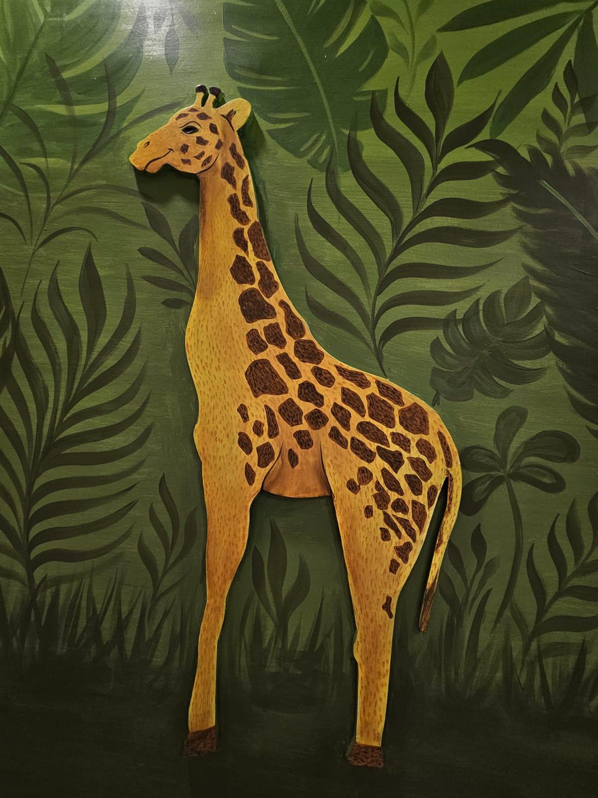 Jungle theme wall painting - image 4 - student project