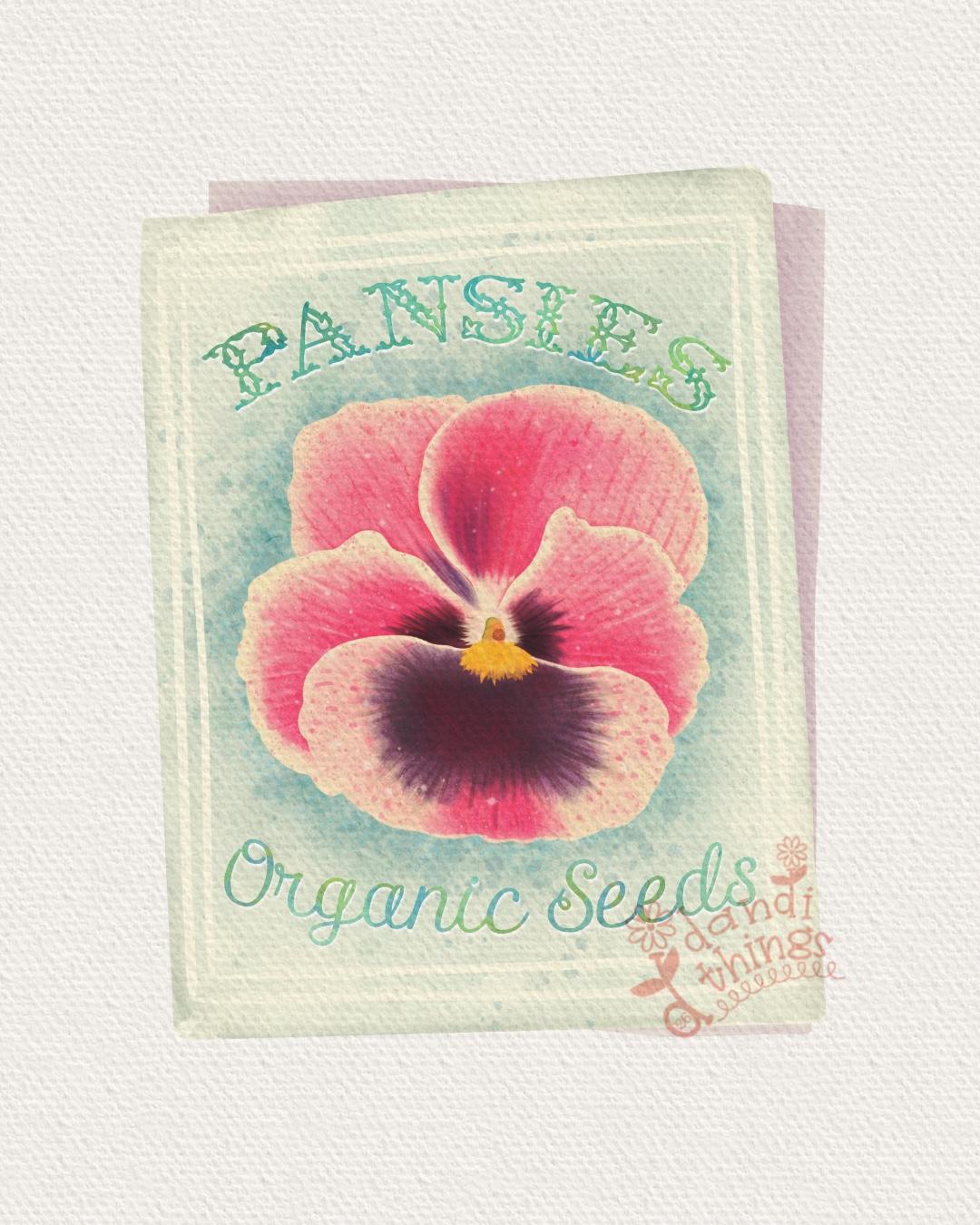 Picture Perfect Pansy Seeds - image 1 - student project