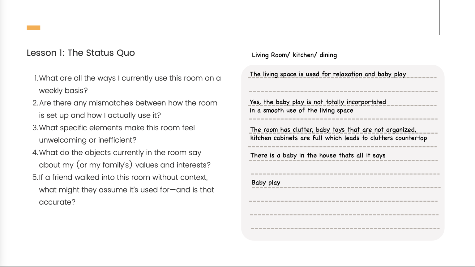 Living room - image 1 - student project