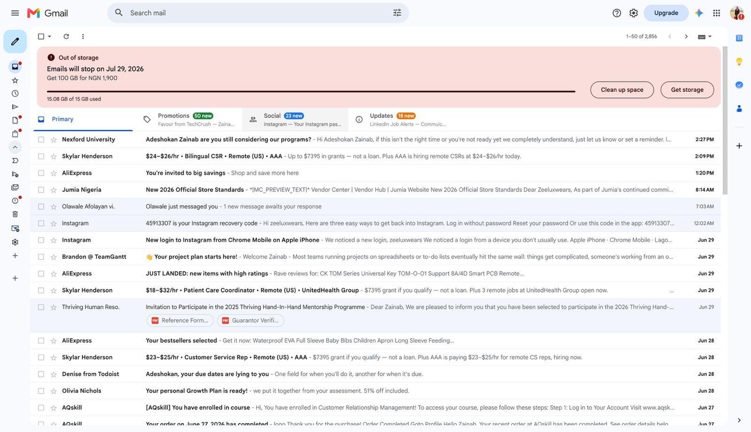 Email Management  Project - image 1 - student project