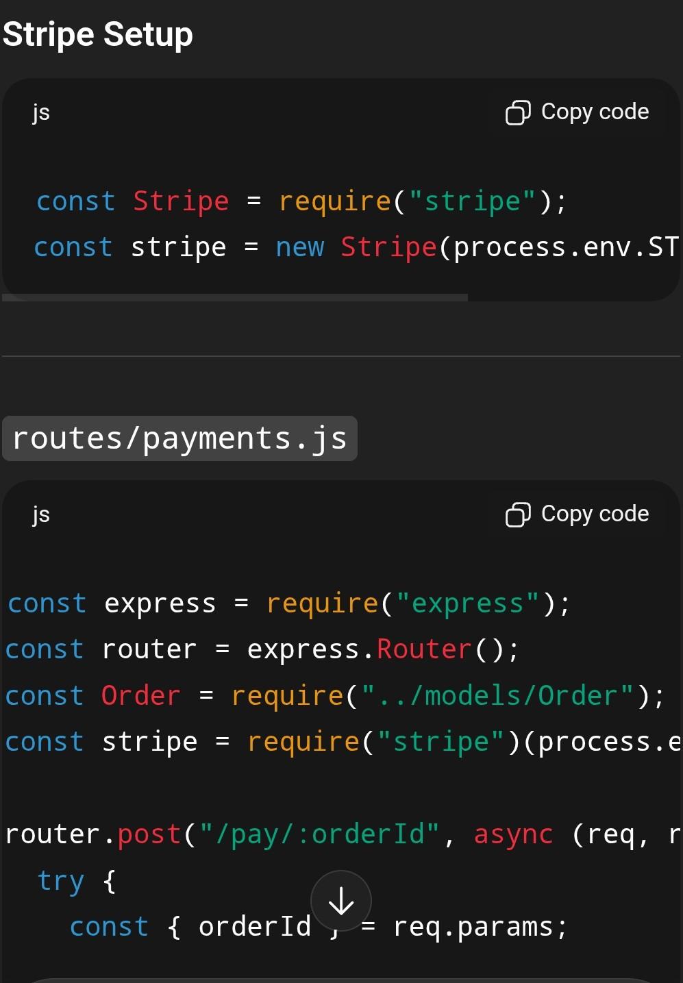 Node. js Code with Mongoose, - image 4 - student project