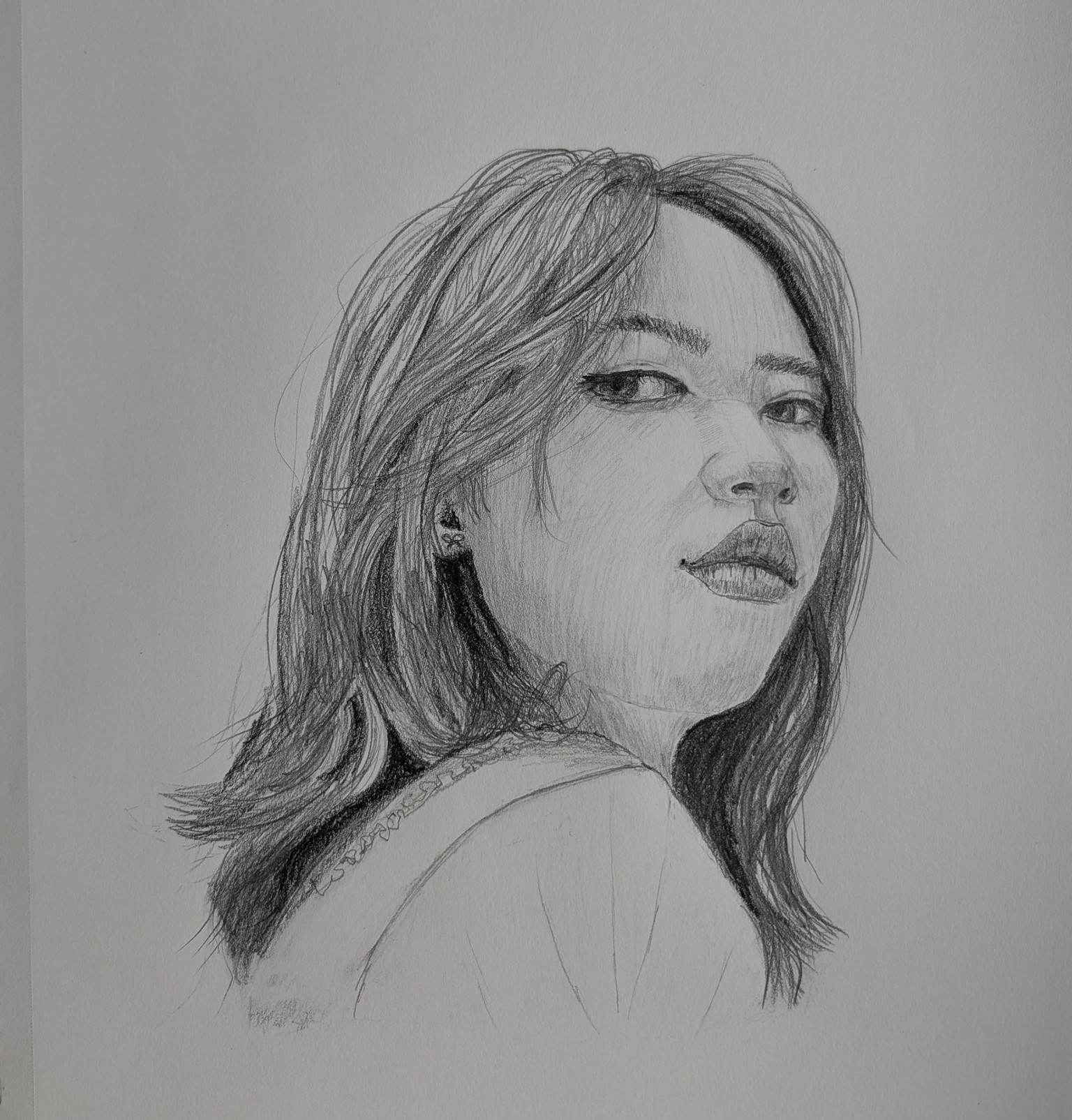 Drawing a Portrait Part II using Loomis head and Asaro Method - image 1 - student project