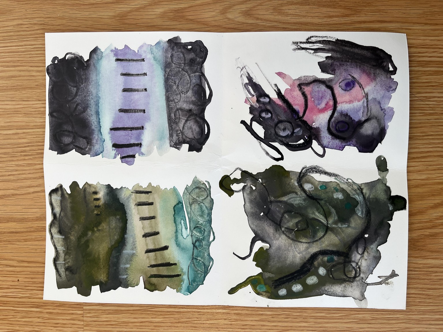 Graphite watercolors - image 2 - student project