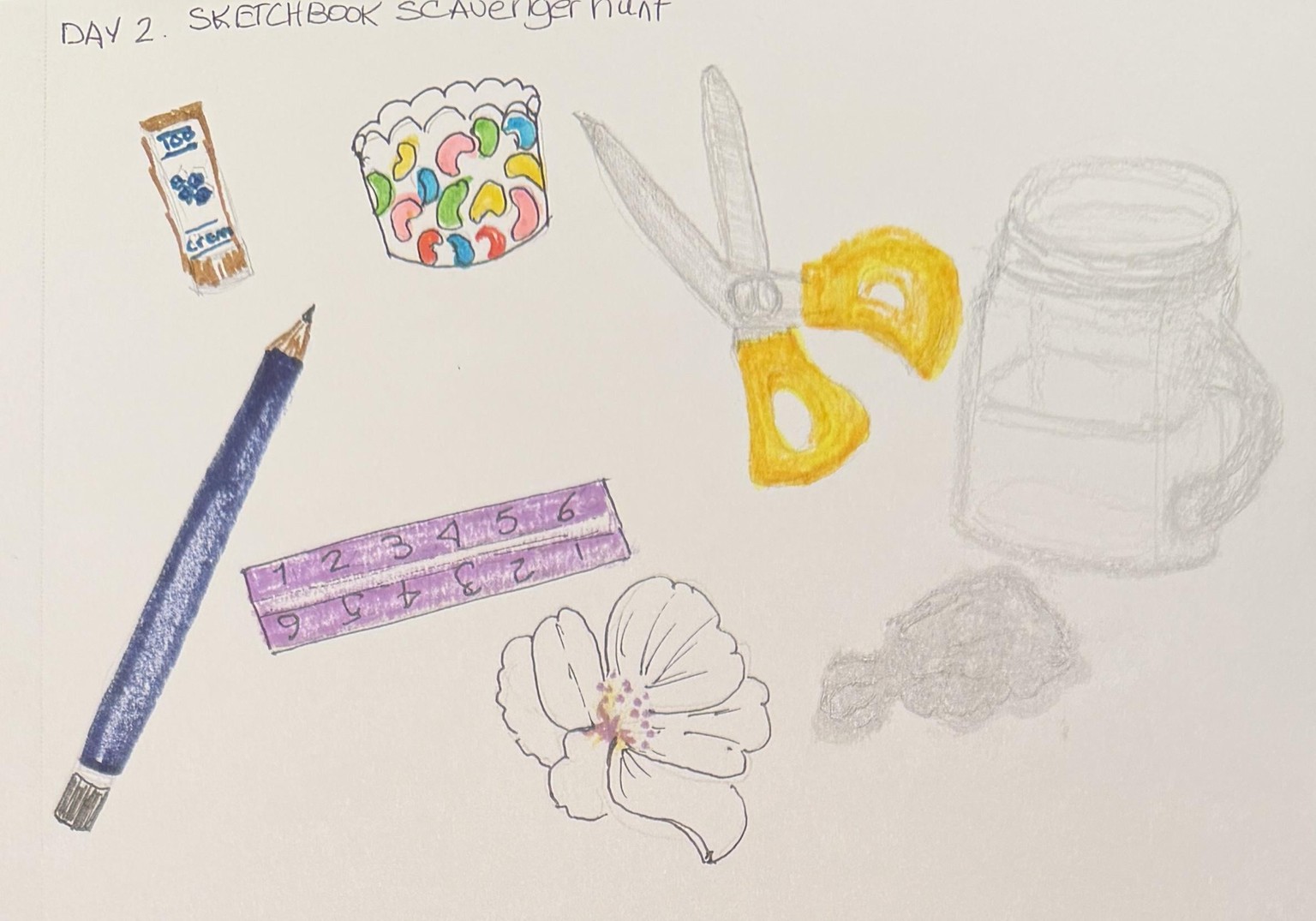 5 Days of Sketching - Habit and Experimentation Challenge - Fun course - image 2 - student project