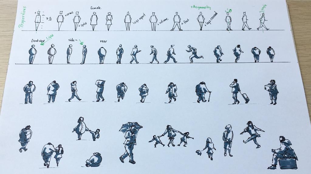Doodling People - image 1 - student project
