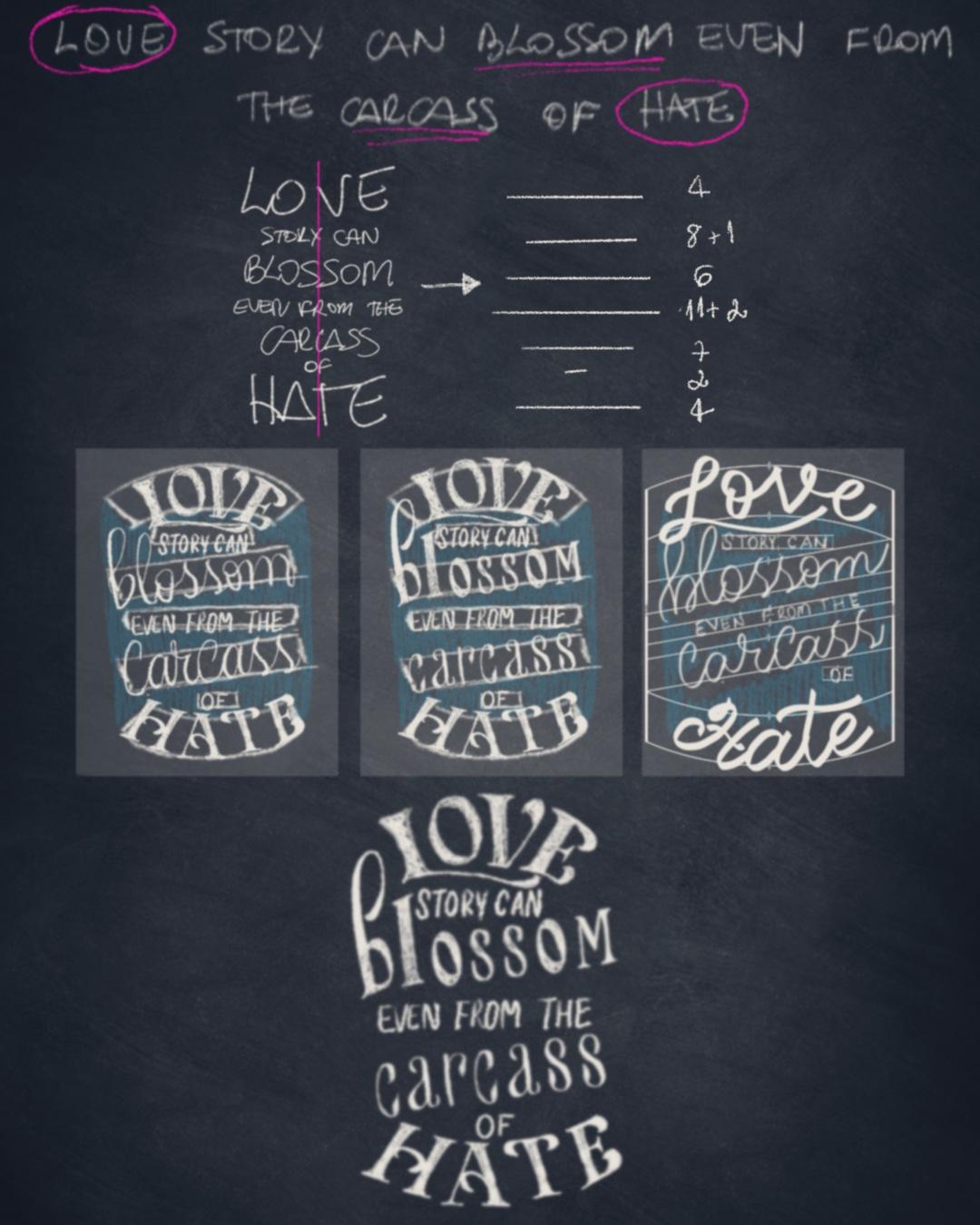 Lettering Composition - image 2 - student project