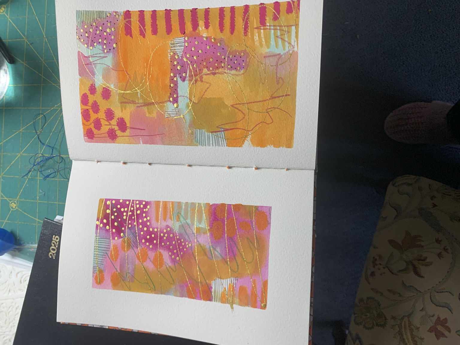 Making Art Journal Coptic Binding - image 1 - student project