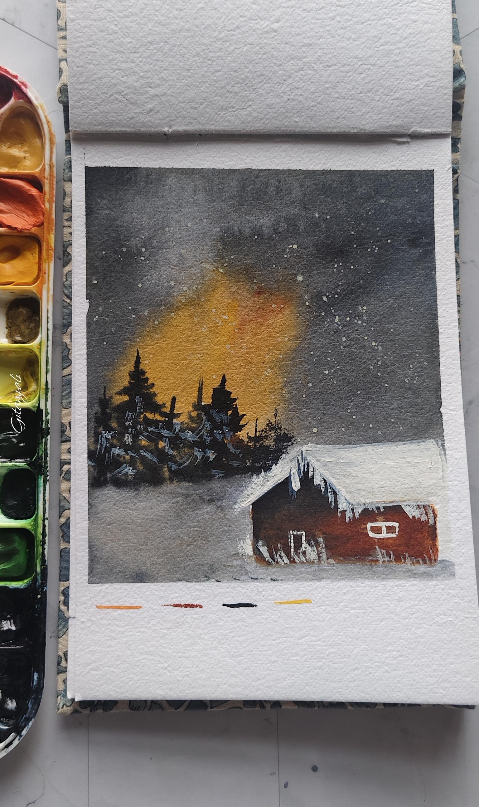 Snowy winter land - image 4 - student project