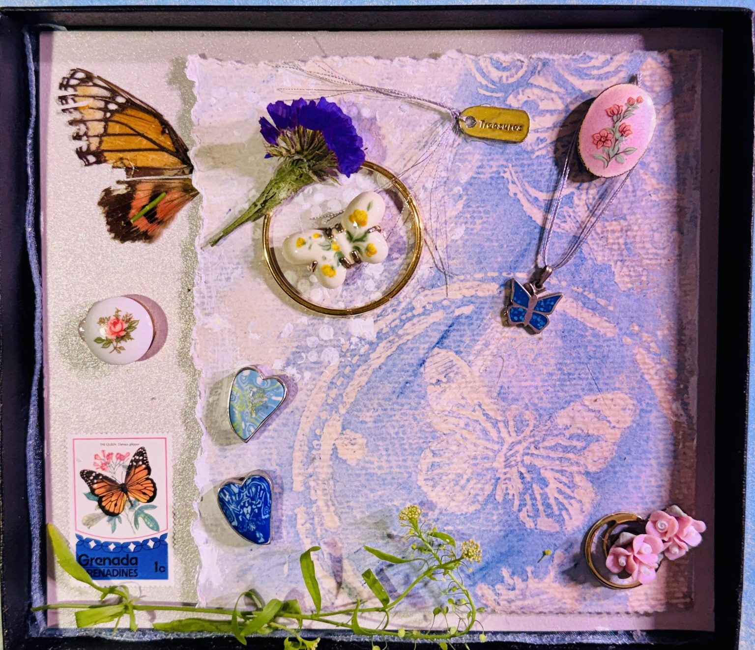 Butterfly Collage Box - image 2 - student project