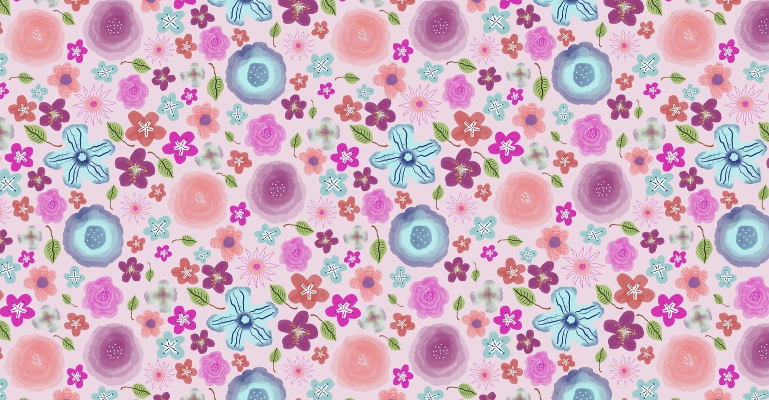 Watercolor florals - image 1 - student project