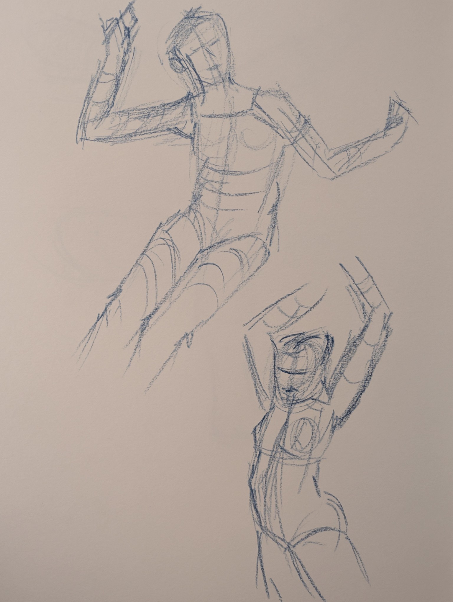 Beginner Figure Drawing Fundamentals - Gesture and Construction - image 2 - student project