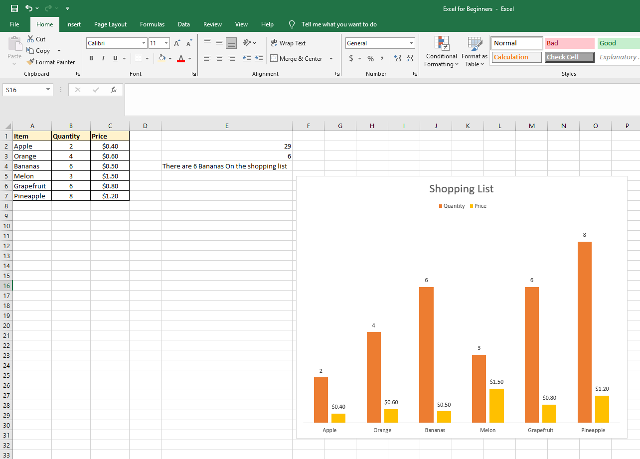Clustered Column Chart - image 1 - student project