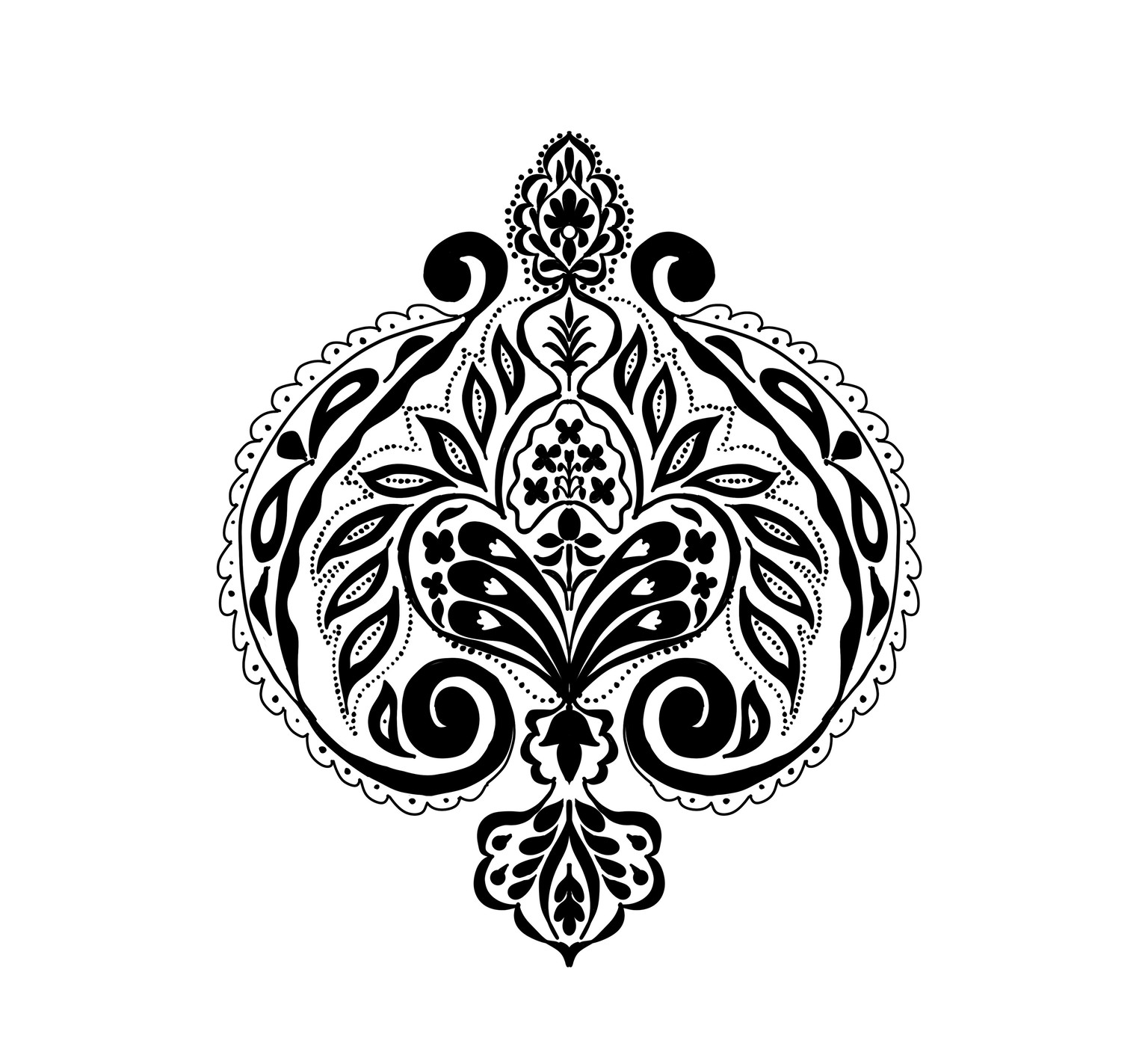 Paisley shawl and repeat patterns - image 2 - student project