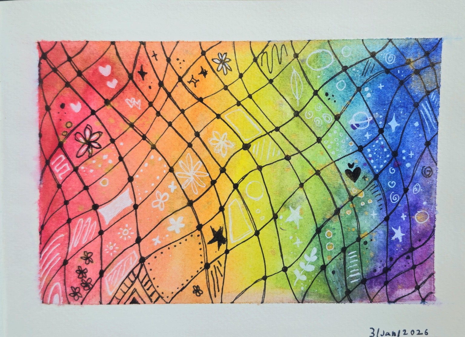Watercolor Doodles - image 1 - student project
