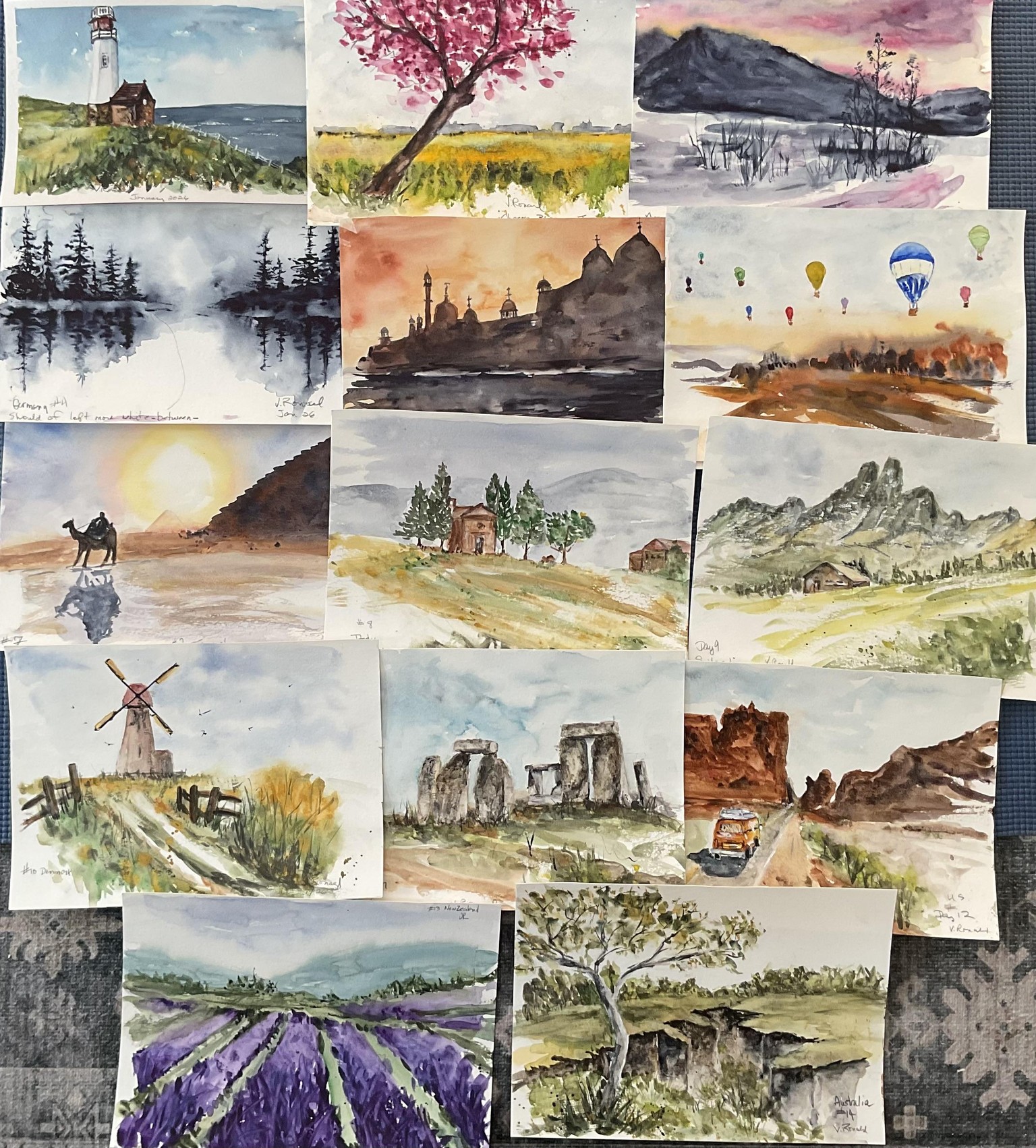 14 day painting trip - image 1 - student project