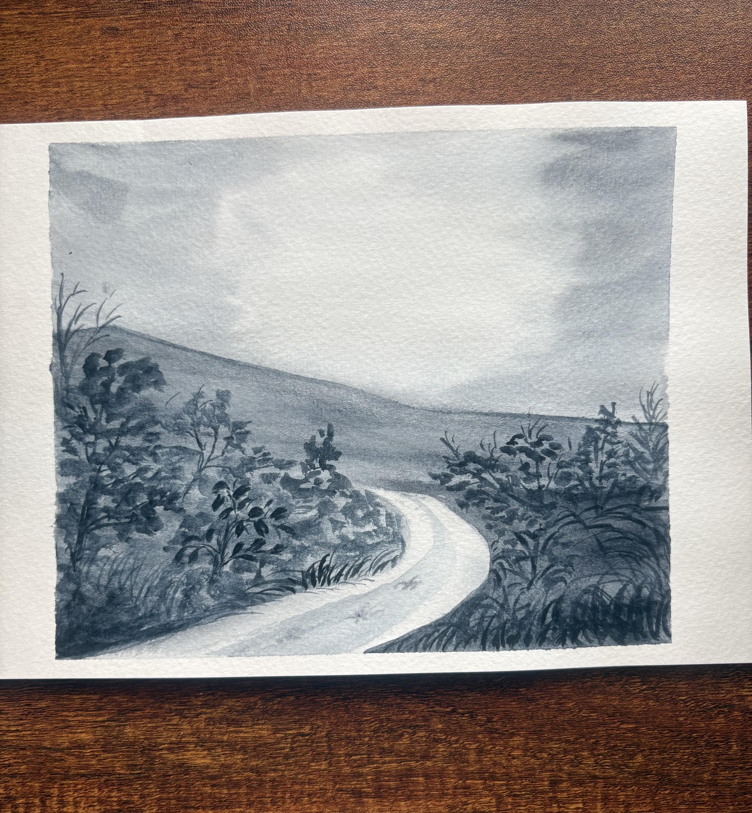 Monochrome Watercolour - image 4 - student project