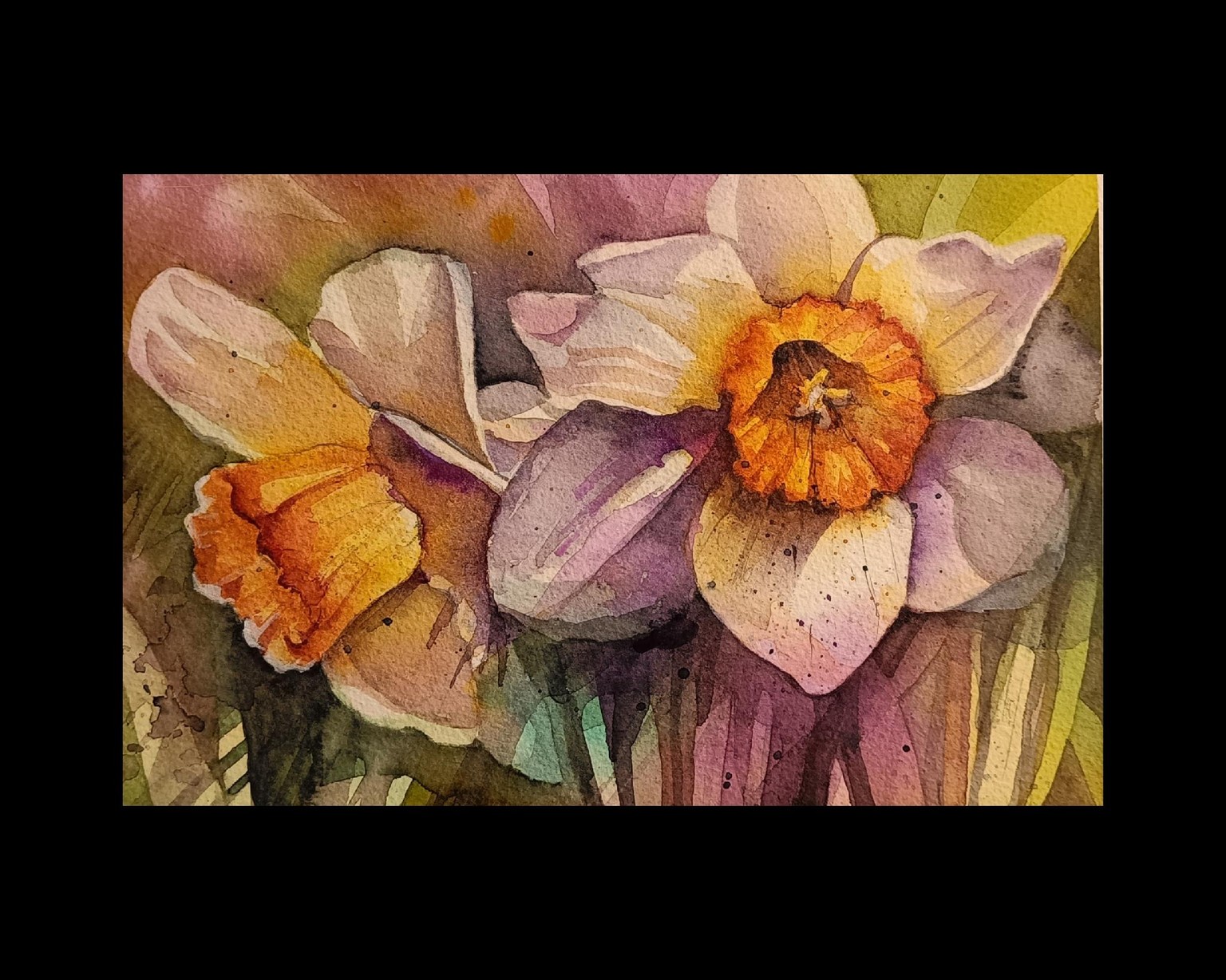 Aquarell - Daffodils - image 1 - student project