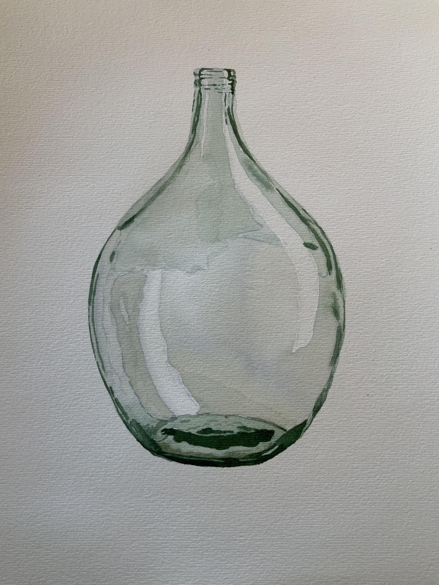 Glass bottle from photograph - image 1 - student project