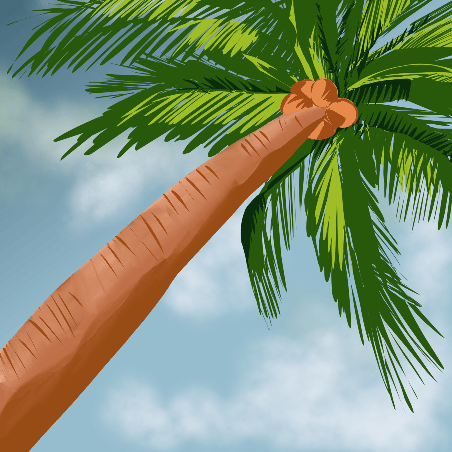 Palm tree - image 1 - student project