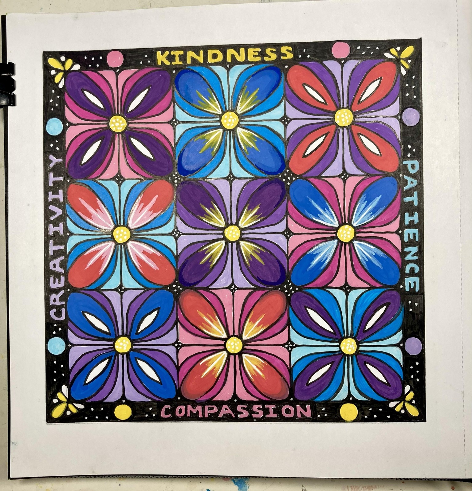 Mindful Drawing: Zendoodles - image 1 - student project