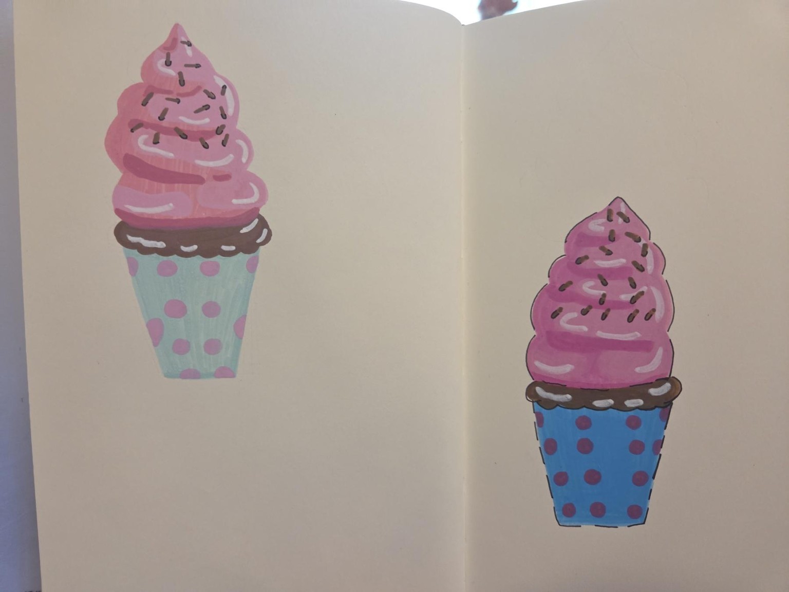 Two cupcakes - image 1 - student project