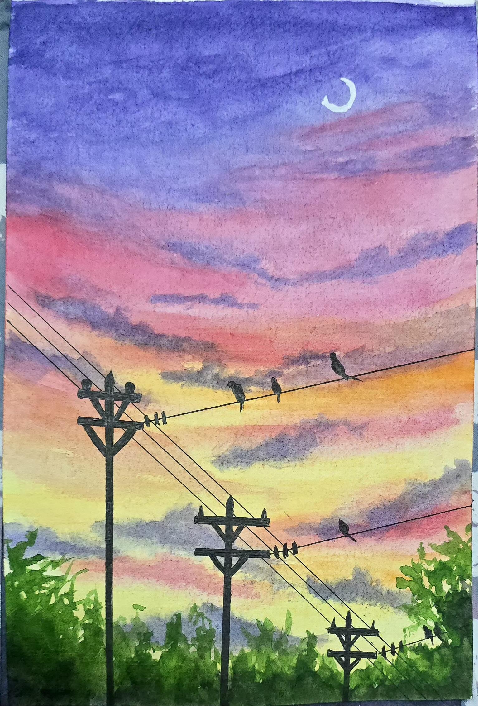 30 days of Unwinding with watercolour - image 28 - student project