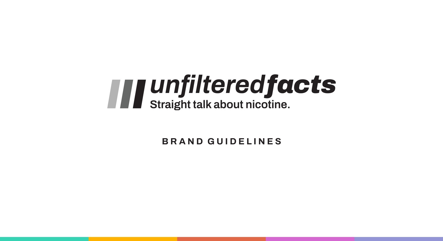 Unfiltered Facts Brand Guidelines - image 1 - student project