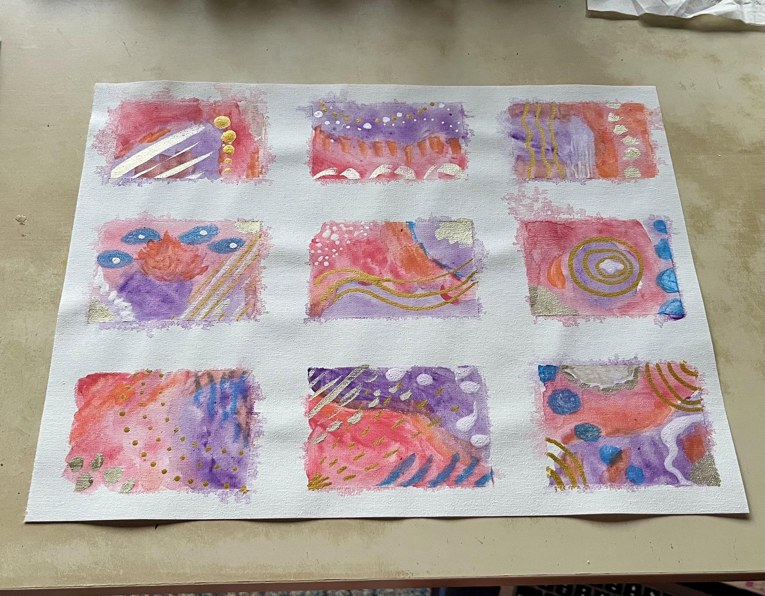 My Mixed Media Grids #2 - image 1 - student project