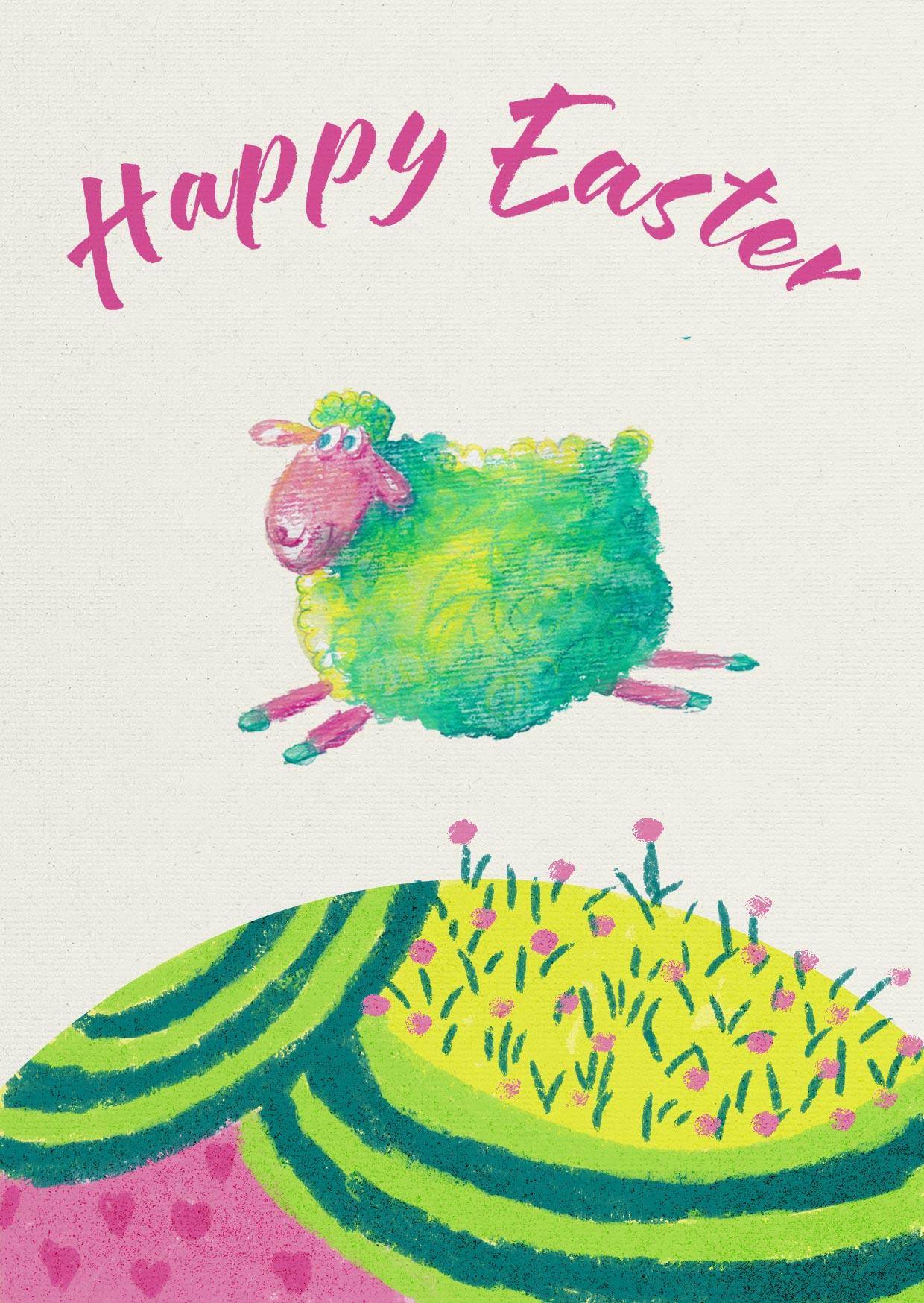 Sheepy Easter Cards - image 4 - student project