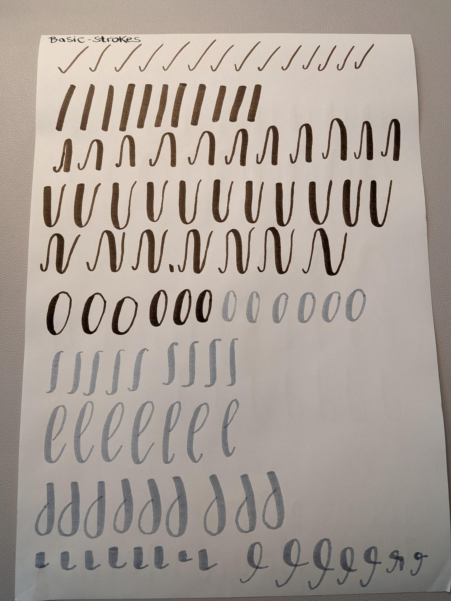 Hand Lettering Practice | Introduction to Modern Brush Calligraphy - image 1 - student project