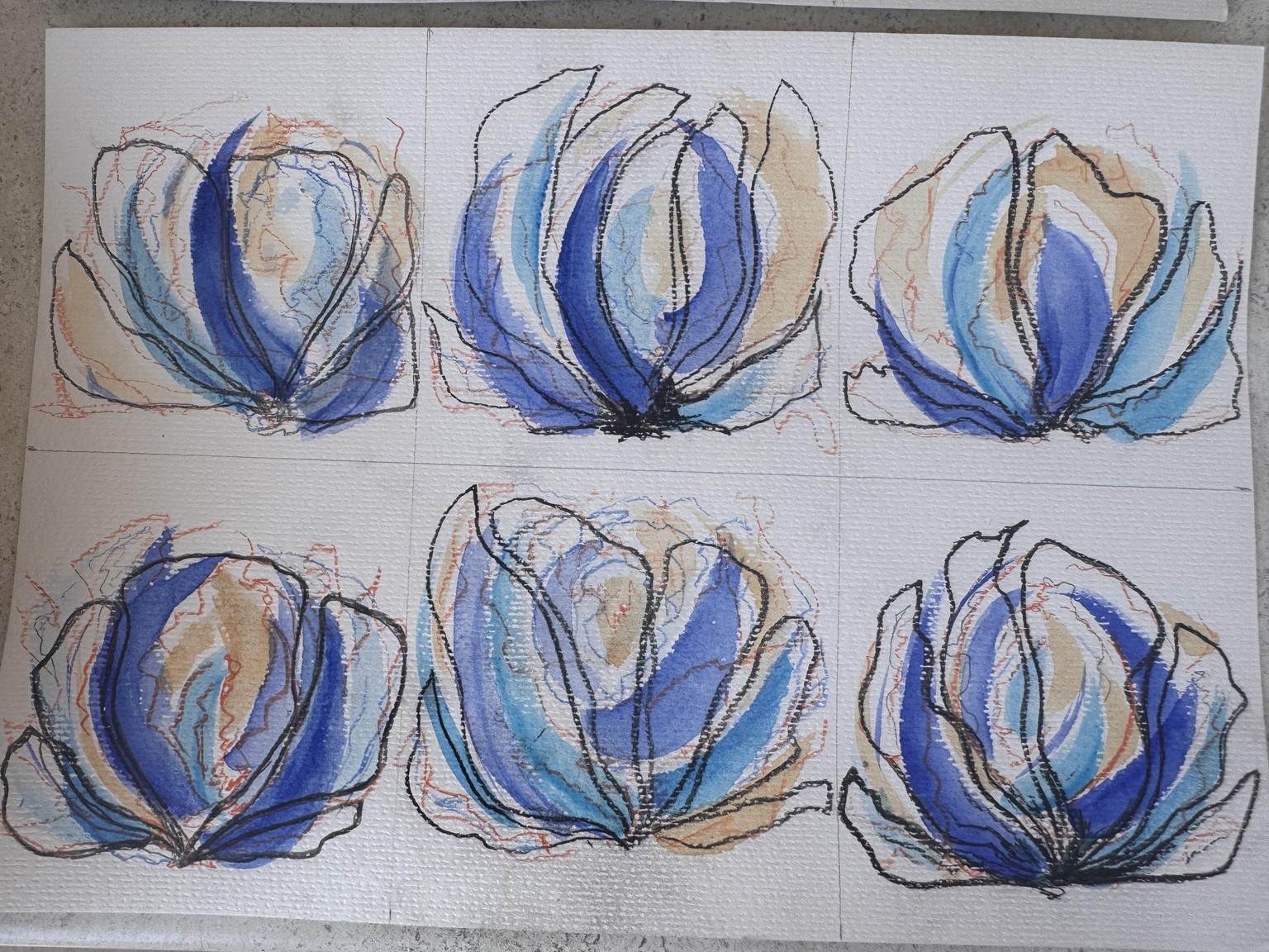 Floral Abstracts - image 3 - student project