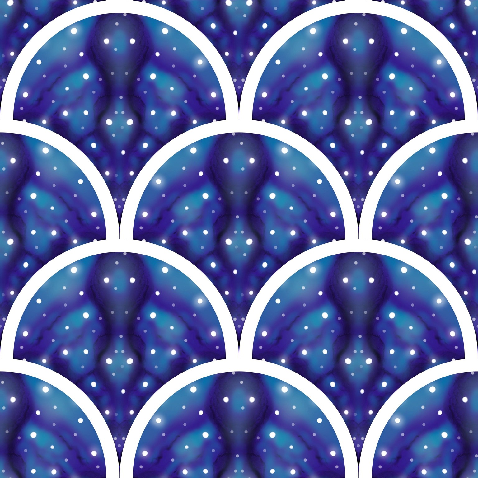 Stylized Stingray Scallop Pattern - image 1 - student project