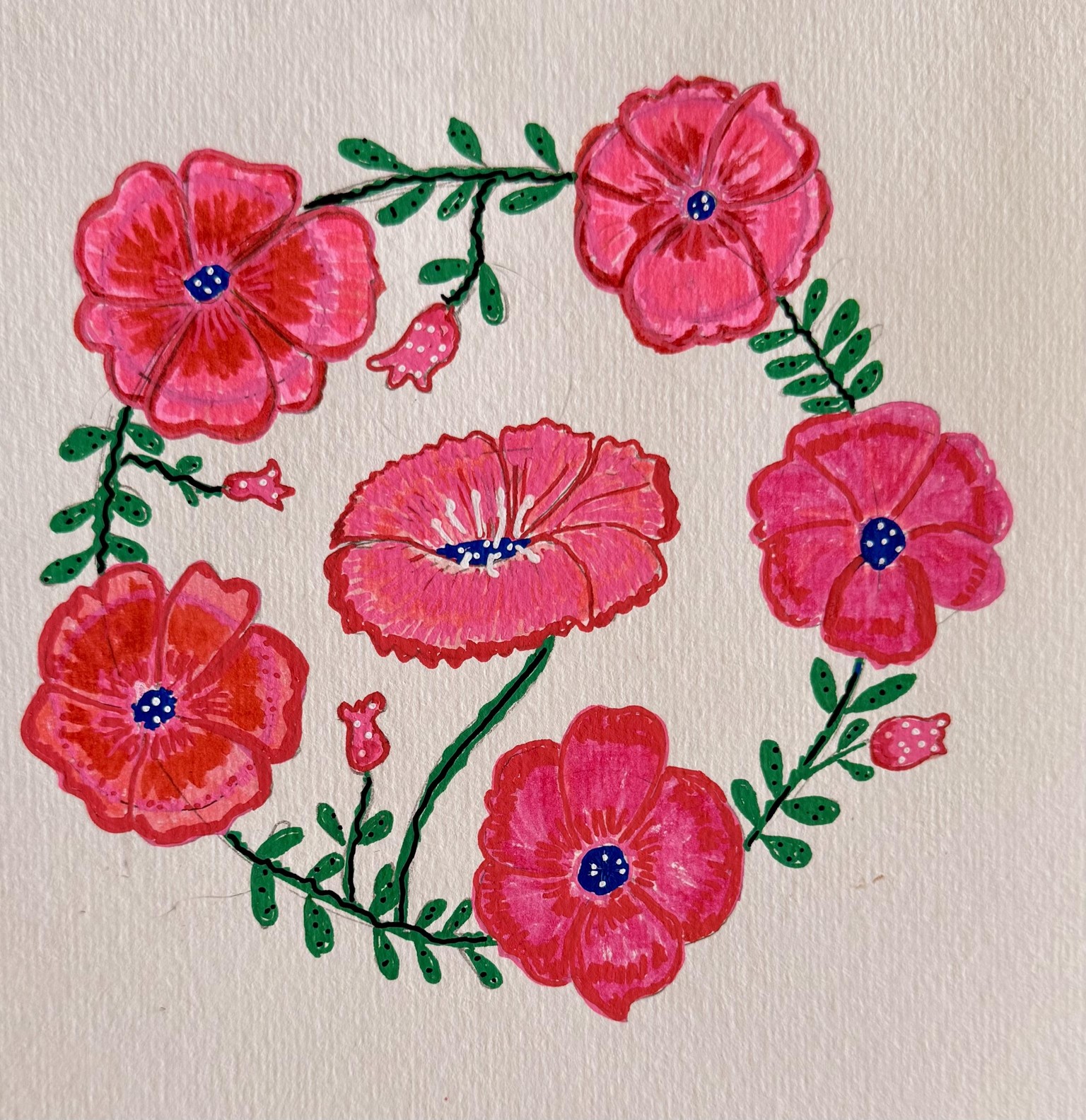 Linum grandiflorum - image 5 - student project