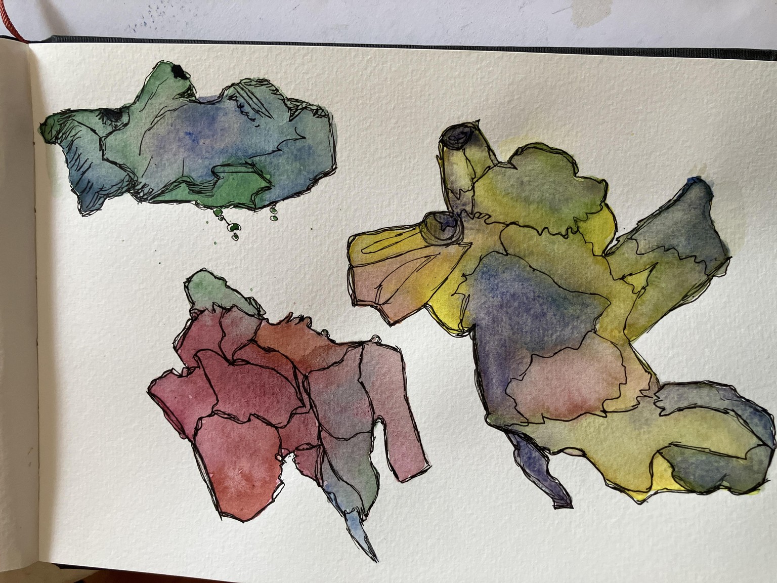 Watercolor and ink sketch - image 1 - student project