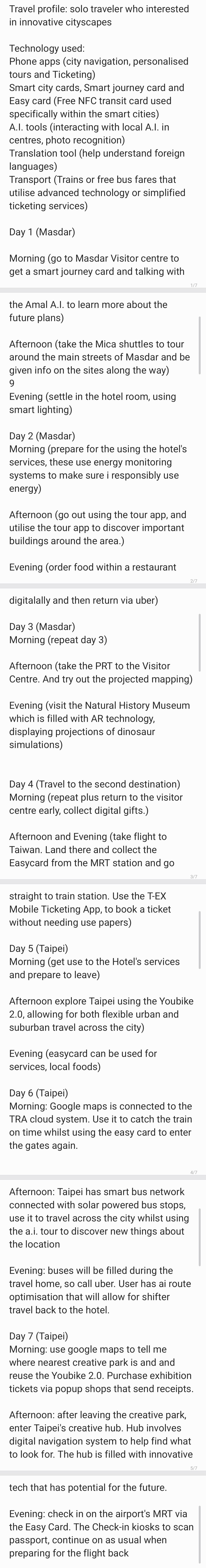 Travel plan - image 1 - student project