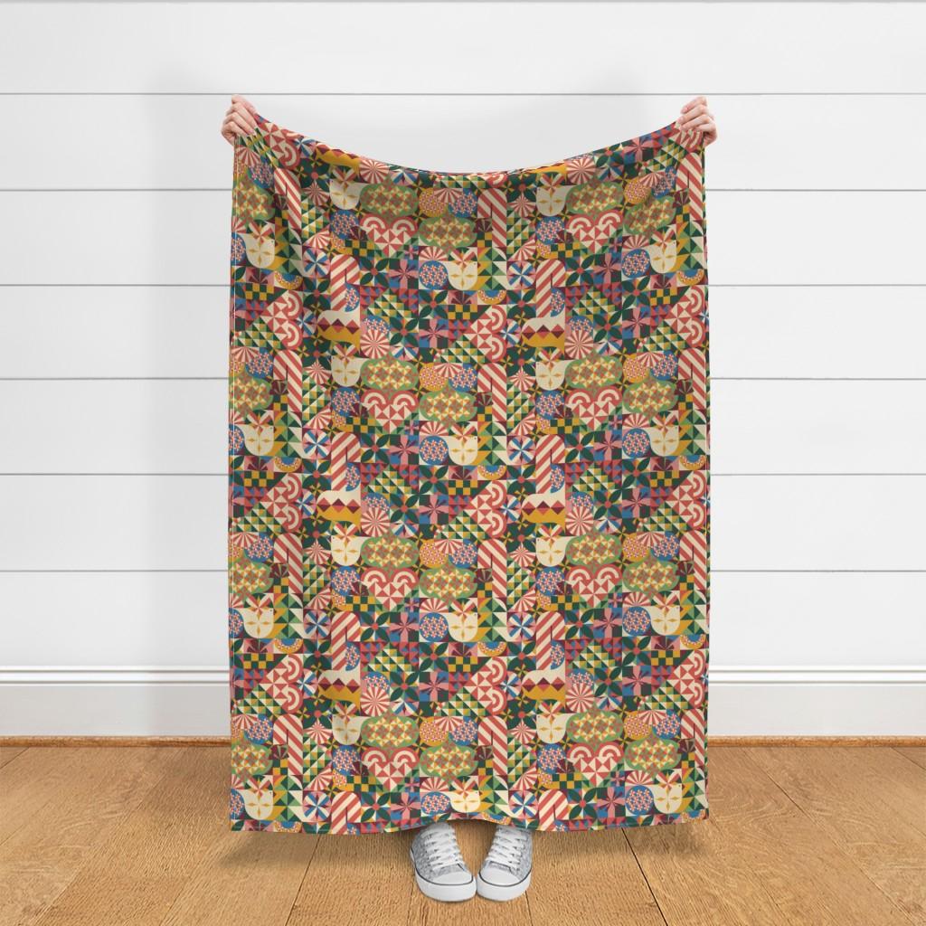 From Grids to Patterns: Merry Maximalist & Geometric Hydrangeas - image 3 - student project