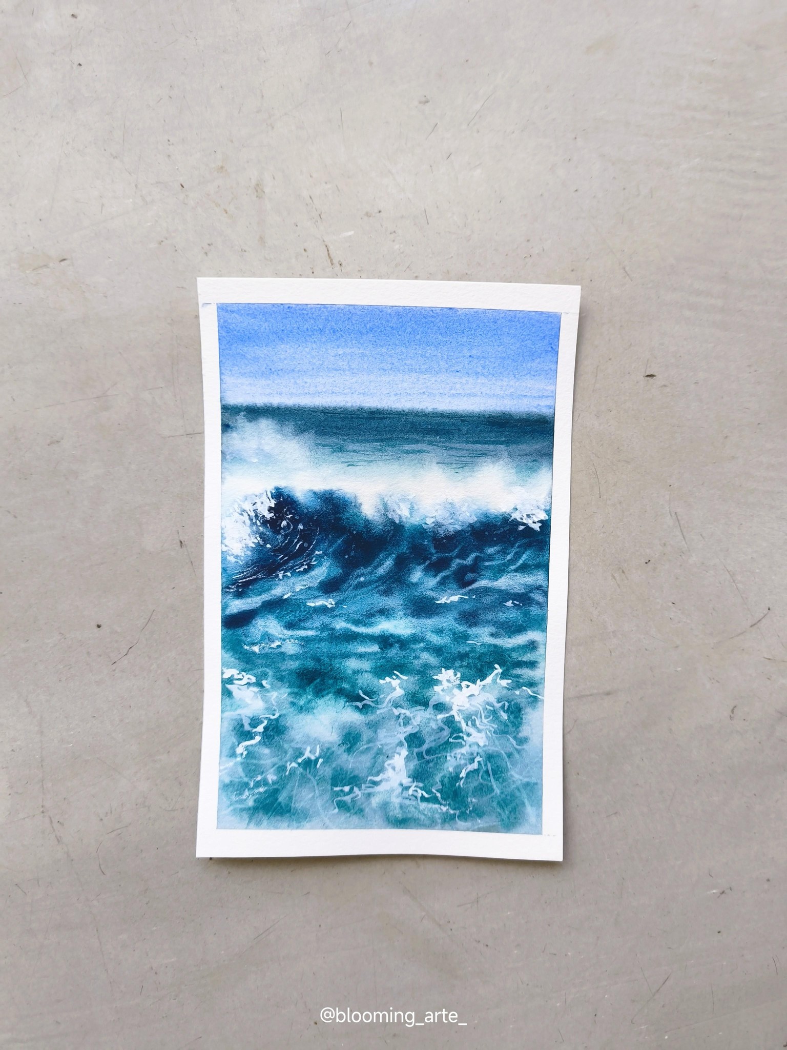 Watercolor Sea - image 2 - student project