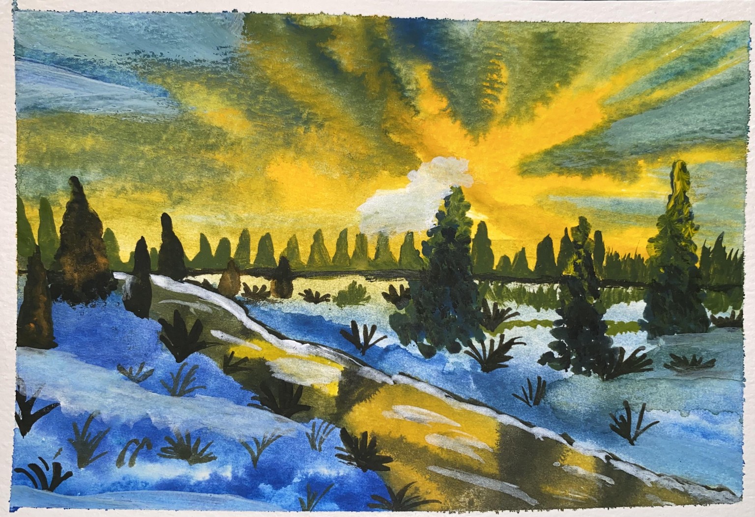 12 🧊 Landscapes art - image 7 - student project