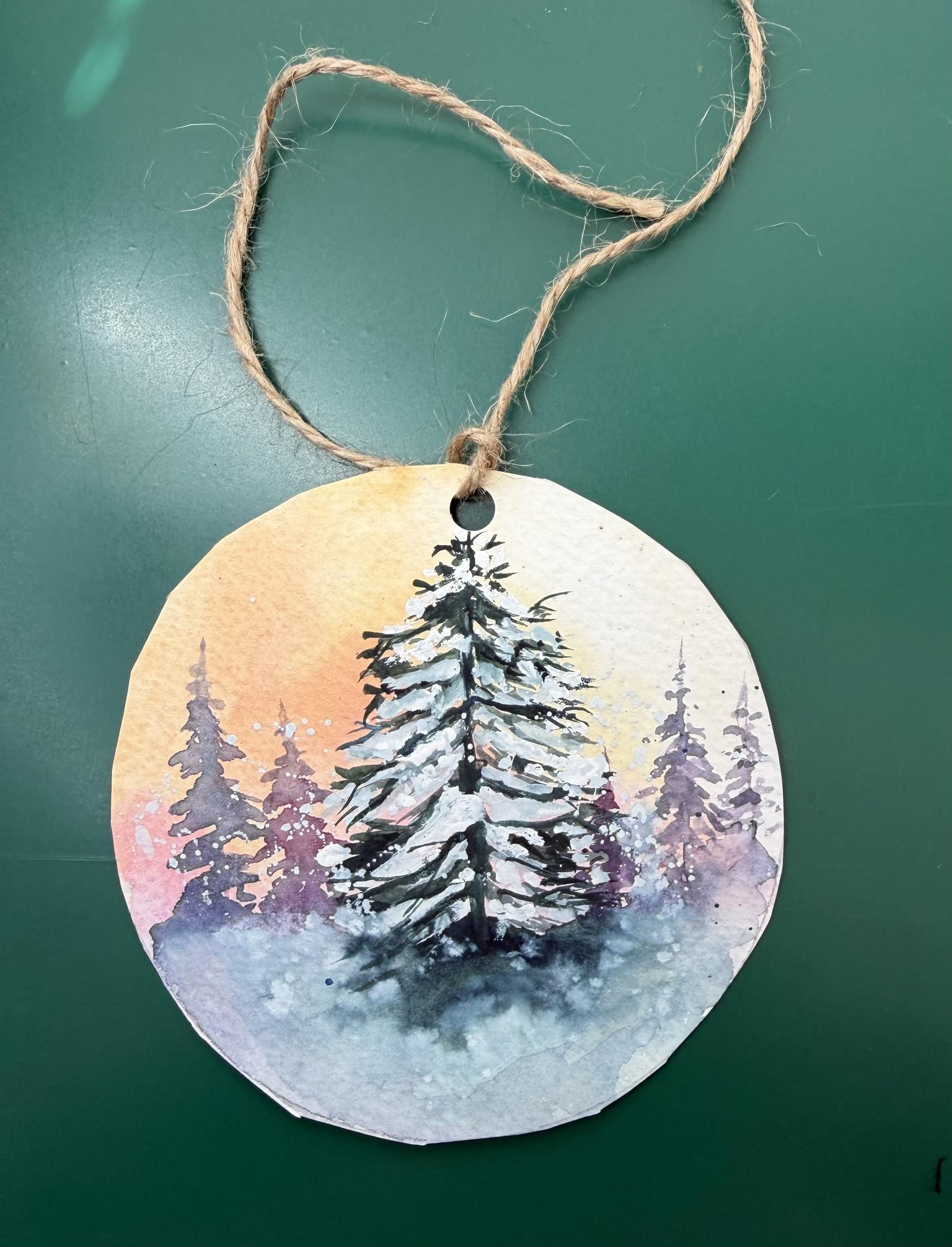 Watercolor Ornaments - image 5 - student project