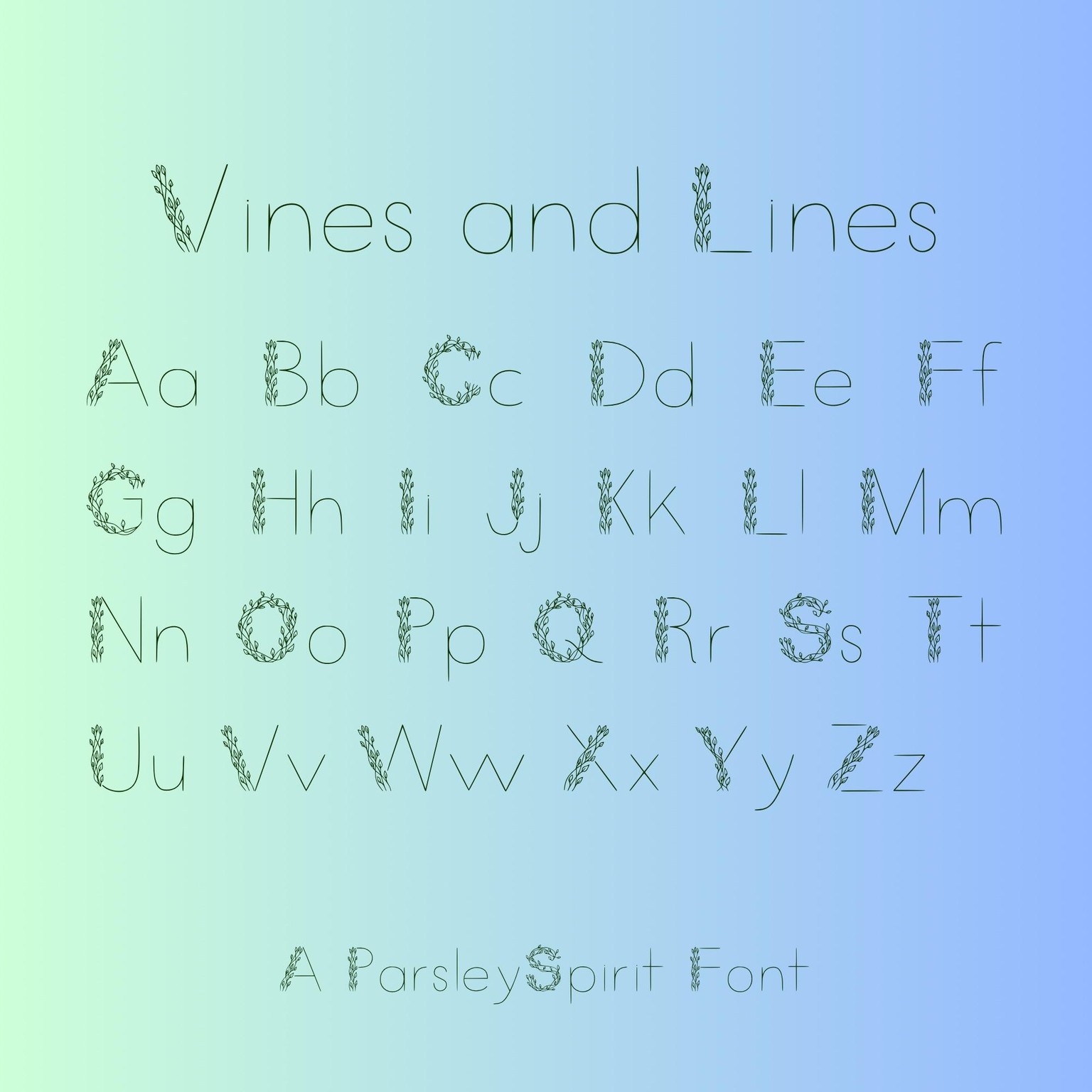 My Fonts - image 1 - student project