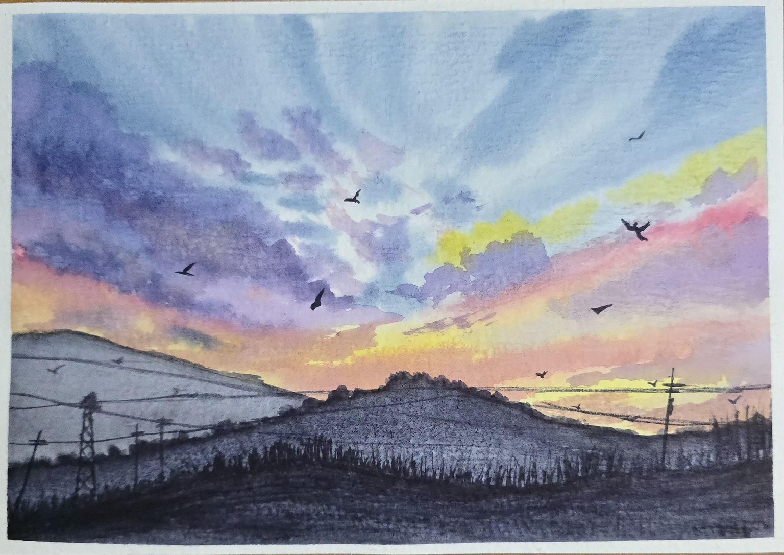 Pastel landscapes - image 1 - student project
