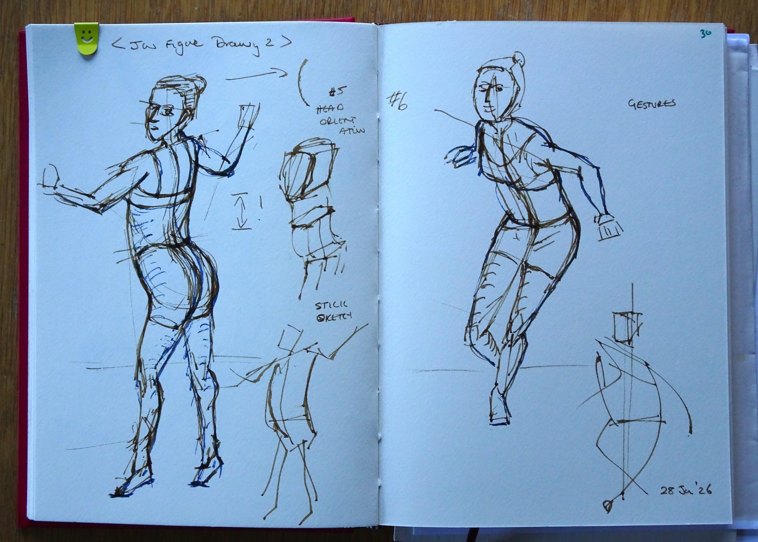 Figure Drawing 2 dynamic poses - image 3 - student project