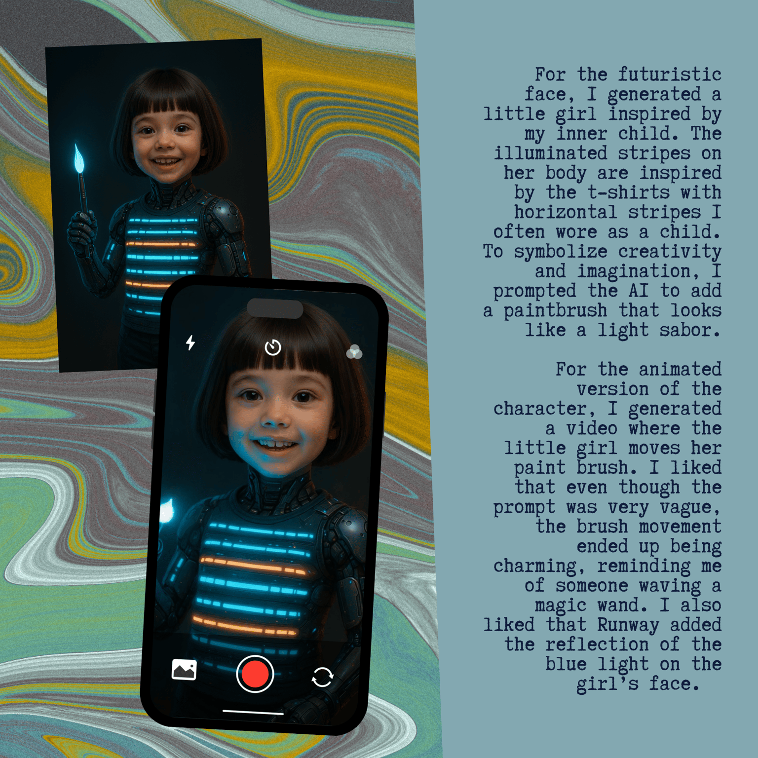AI Zine: Self love & Childhood - image 6 - student project