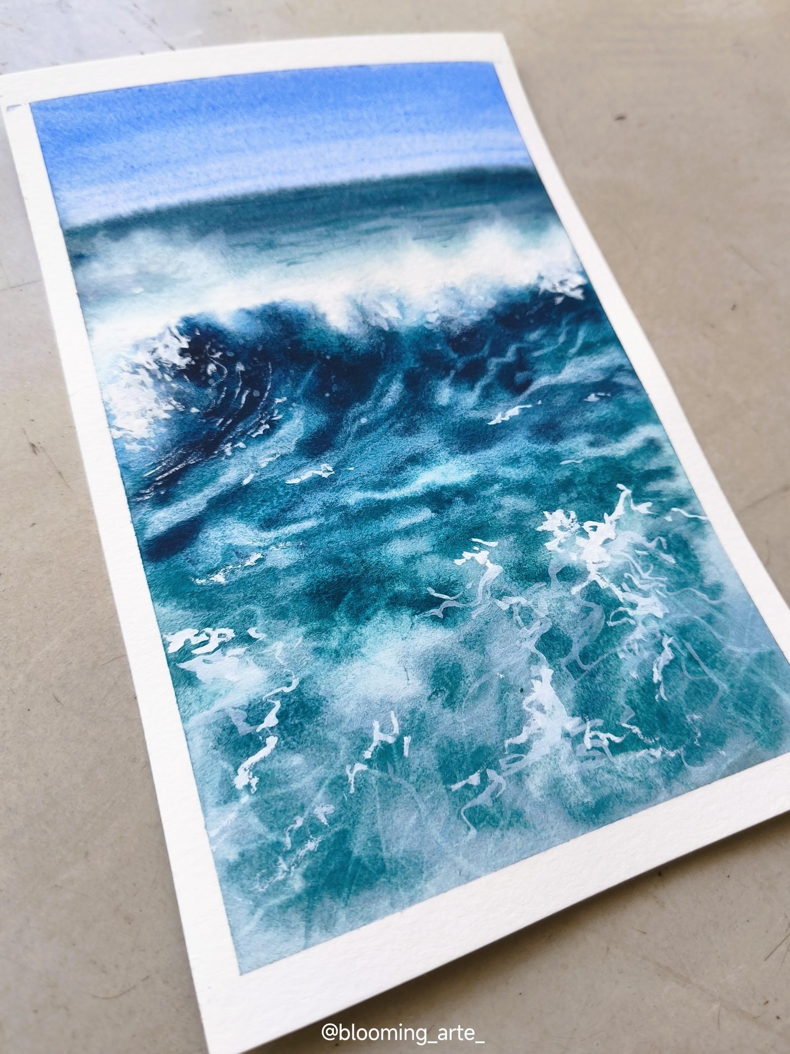 Watercolor Sea - image 3 - student project